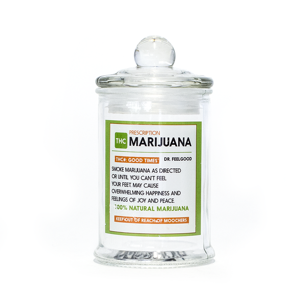 Badass Stash Jar - Prescription Marijuana (150ml) Badass