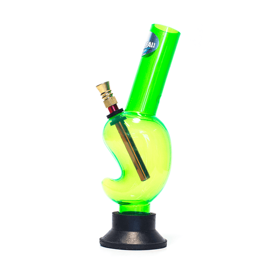 Acrylic Mango Bong - Green Waterfall