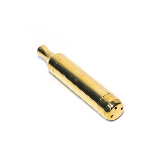 PIPE - BUDGET BUD BUDDY BRASS LARGE (GOLD) The Bong Shop