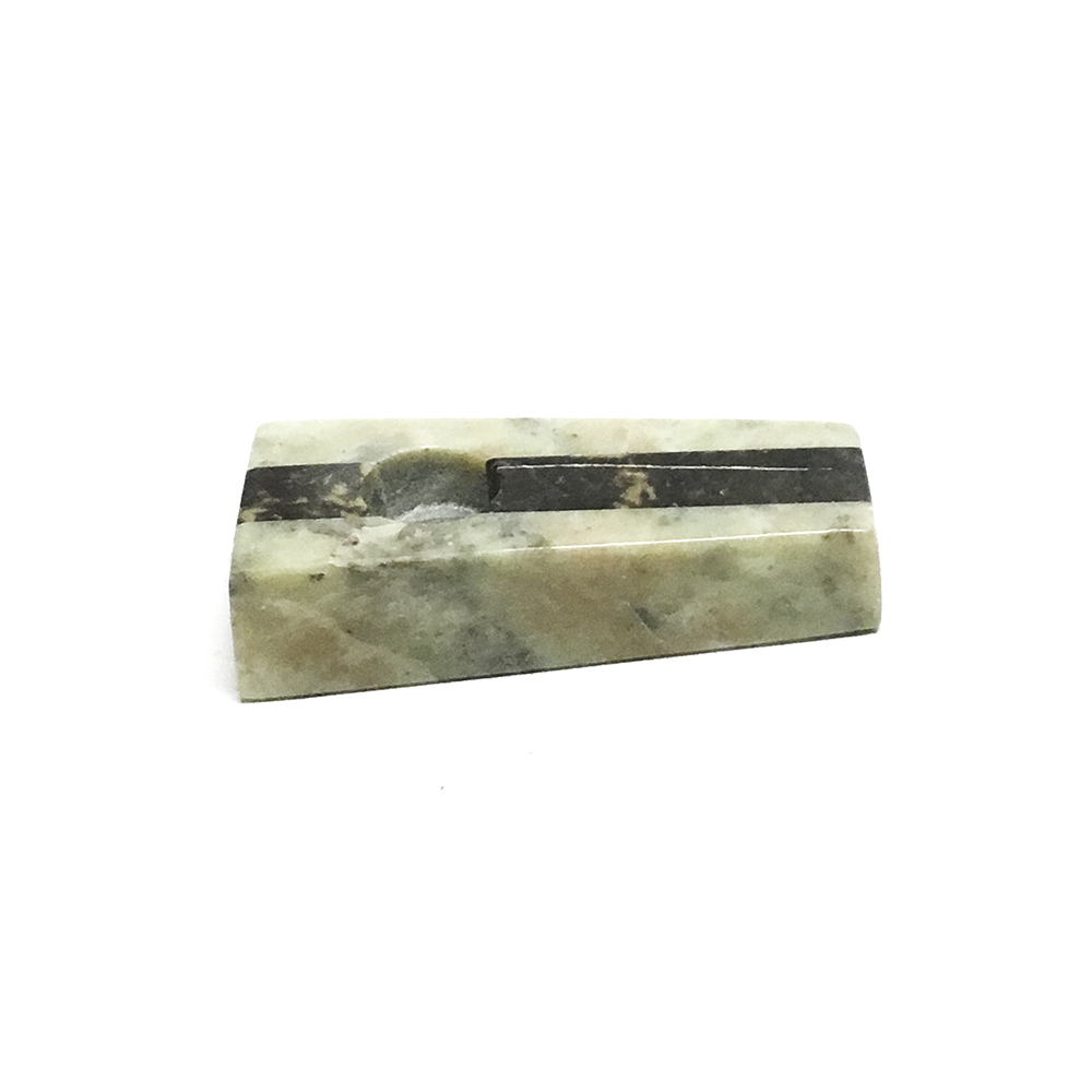 SOAPSTONE CARVED FLAT PIPE The Bong Shop