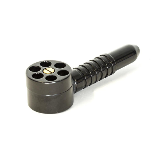 PIPE - 6 SHOOTER WITH MOUTH PIECE ANODISED The Bong Shop
