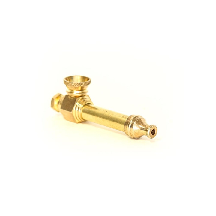 4cm BRASS SPIKE PIPE The Bong Shop