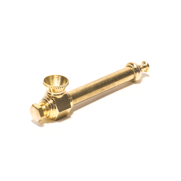 6cm BRASS SPIKE PIPE The Bong Shop