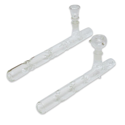 PIPE - GLASS LONG 5 CHAMBER The Bong Shop
