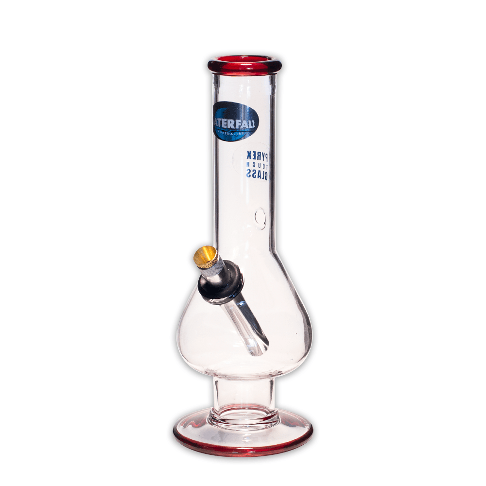 Little Lantern Glass Bong - Red Waterfall