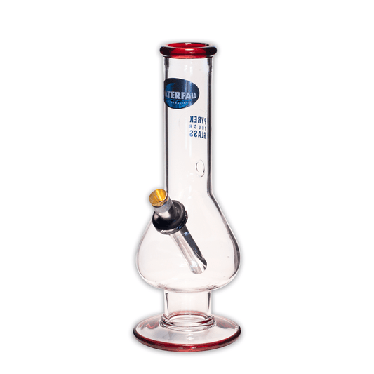 Little Lantern Glass Bong - Red Waterfall
