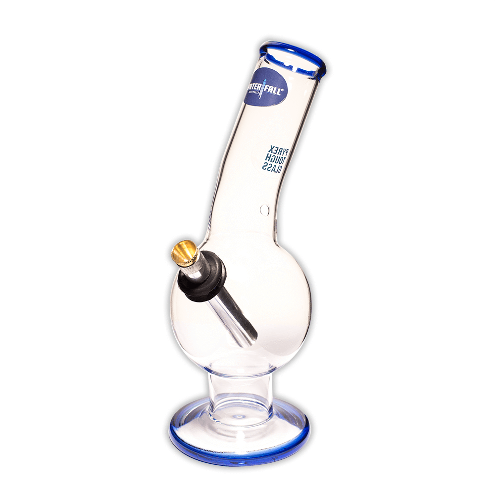 Baby Bubble Glass Bong - Blue Waterfall