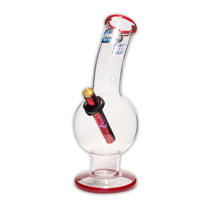 Baby Bubble Glass Bong - Red Waterfall