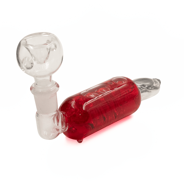 PIPE - GLASS LIQUID COOLER RED The Bong Shop