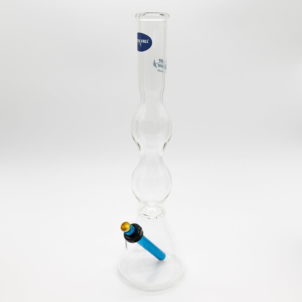 Wobbly Helix Glass Bong Waterfall