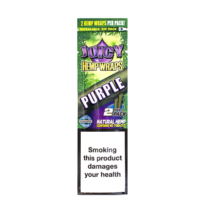 JUICY JAY'S HEMP WRAPS GRAPE - 2 PACK Juicy Jay's