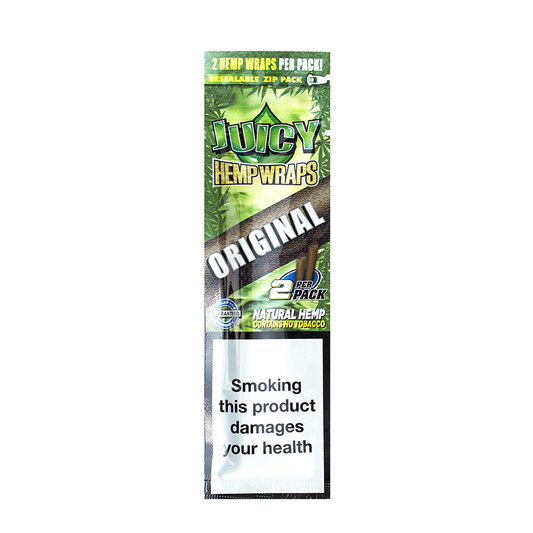 JJs HEMP WRAPS ORIGINAL 2x NO TOBACCO Juicy Jay's