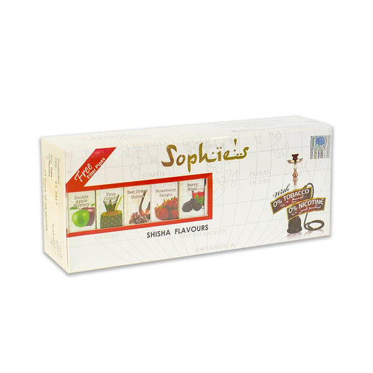 BOX OF 10 MIXED PACKETS SOPHIES TOBACCO FREE MOLASSES The Bong Shop