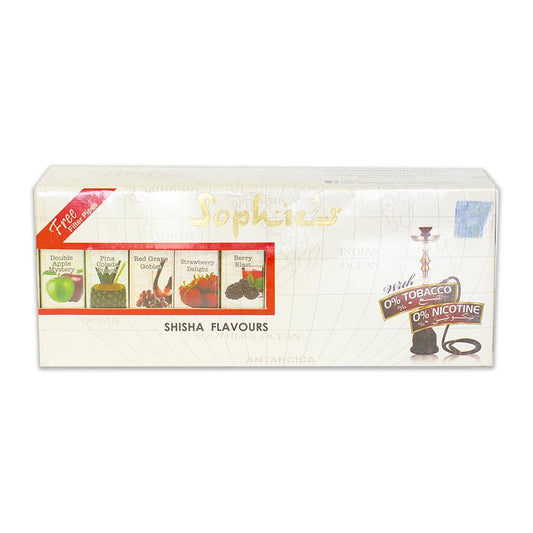BOX OF 10 MIXED PACKETS SOPHIES TOBACCO FREE MOLASSES The Bong Shop