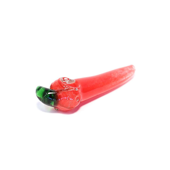 PIPE - GLASS CHILLI RED The Bong Shop