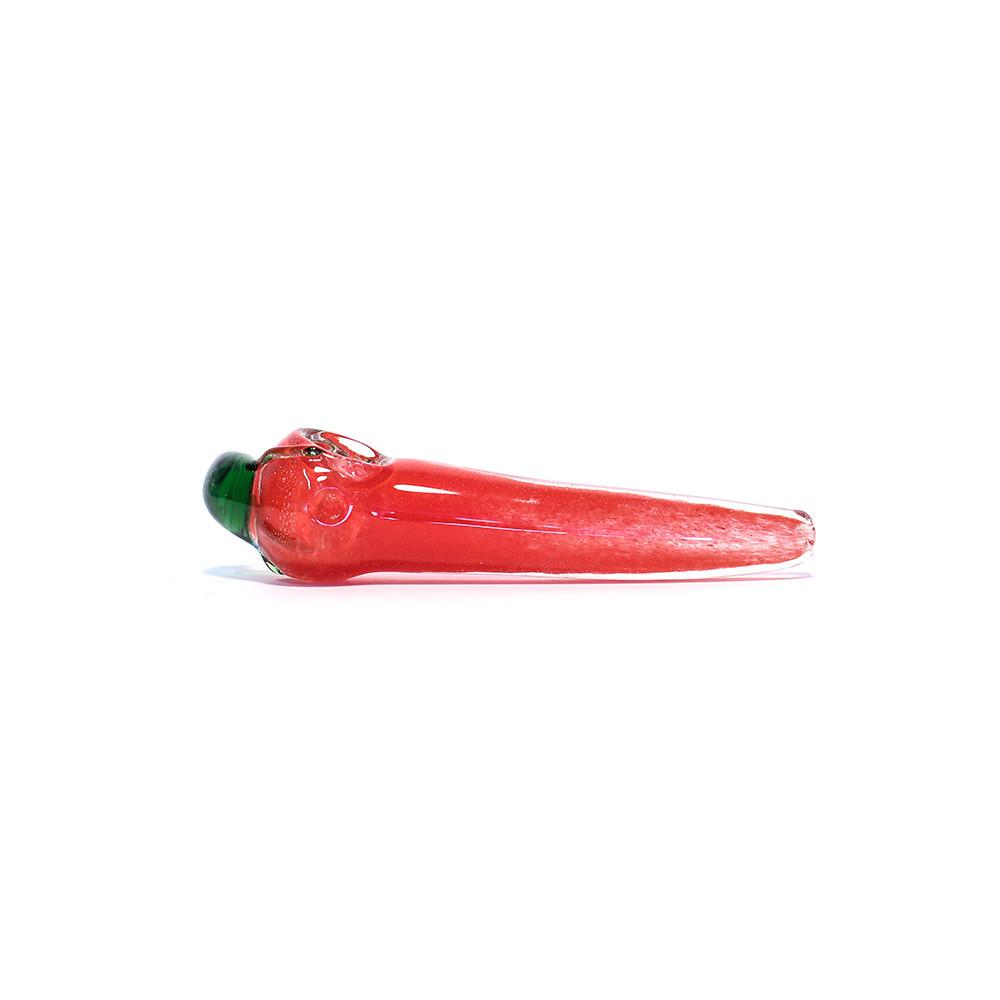 PIPE - GLASS CHILLI RED The Bong Shop