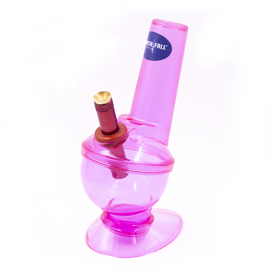 Pulsar Acrylic Bong - Pink Waterfall