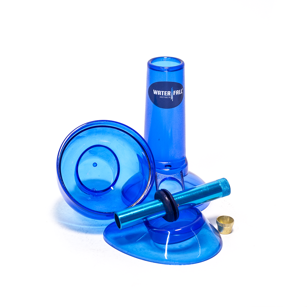 Pulsar Acrylic Bong - Blue Waterfall