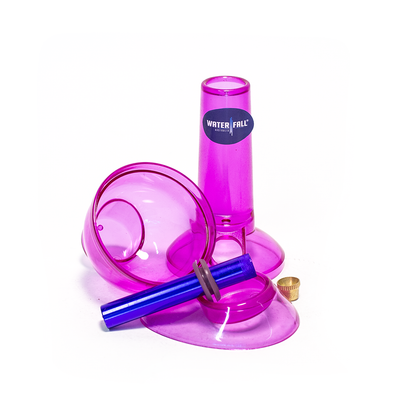Pulsar Acrylic Bong - Purple Waterfall