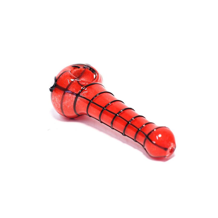 PIPE - GLASS RED SPIDERMAN The Bong Shop