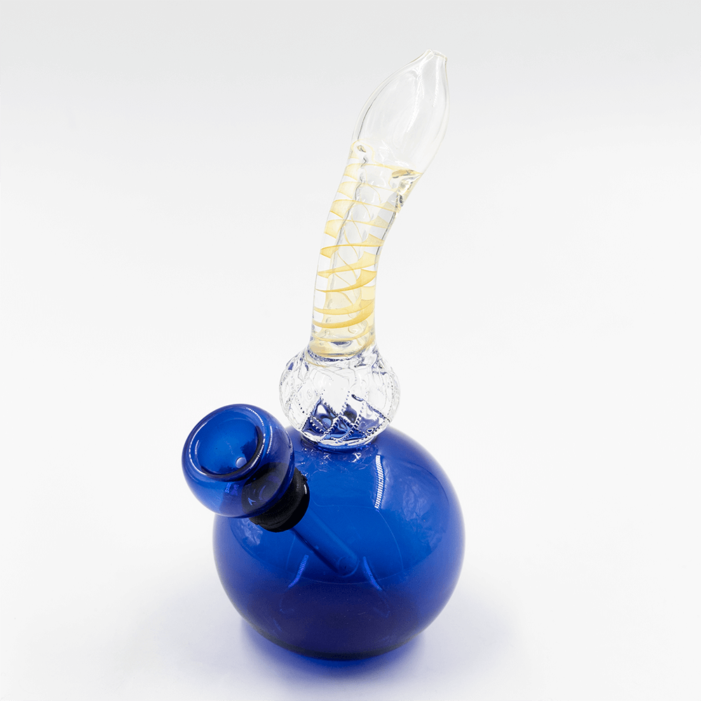 Diamond Blue Glass Mini Bong The Bong Shop