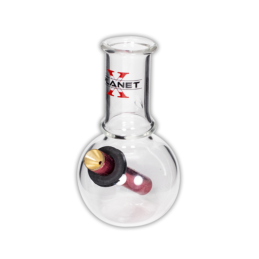 GLASS BONG -LITTLE COMET PLANET X 13.7CM H 3MM THICK BASELESS FB Planet X