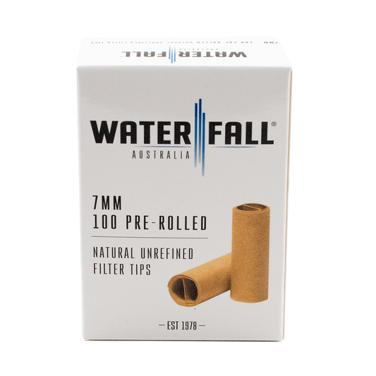 WATERFALL | PREROLLED TIPS BOX OF 100 7mm x 18mm L Waterfall