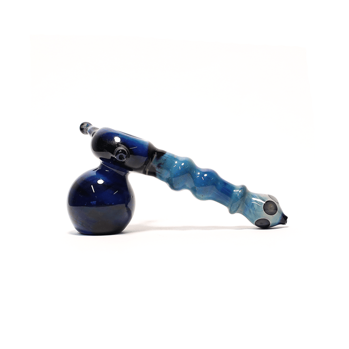 PIPE - GLASS HAMMER PIPE VRS BLUE EYELASHES The Bong Shop