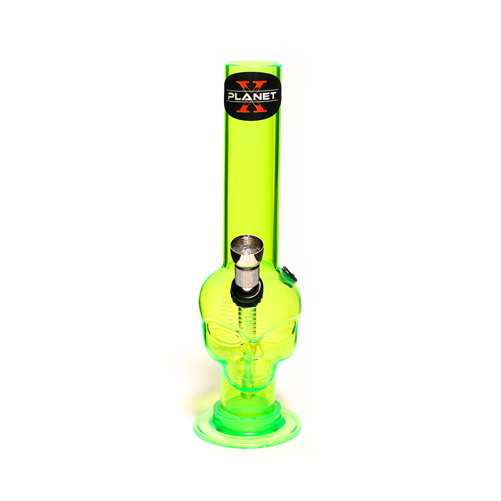 Alien Leader Mini Acrylic Bong - Green Planet X