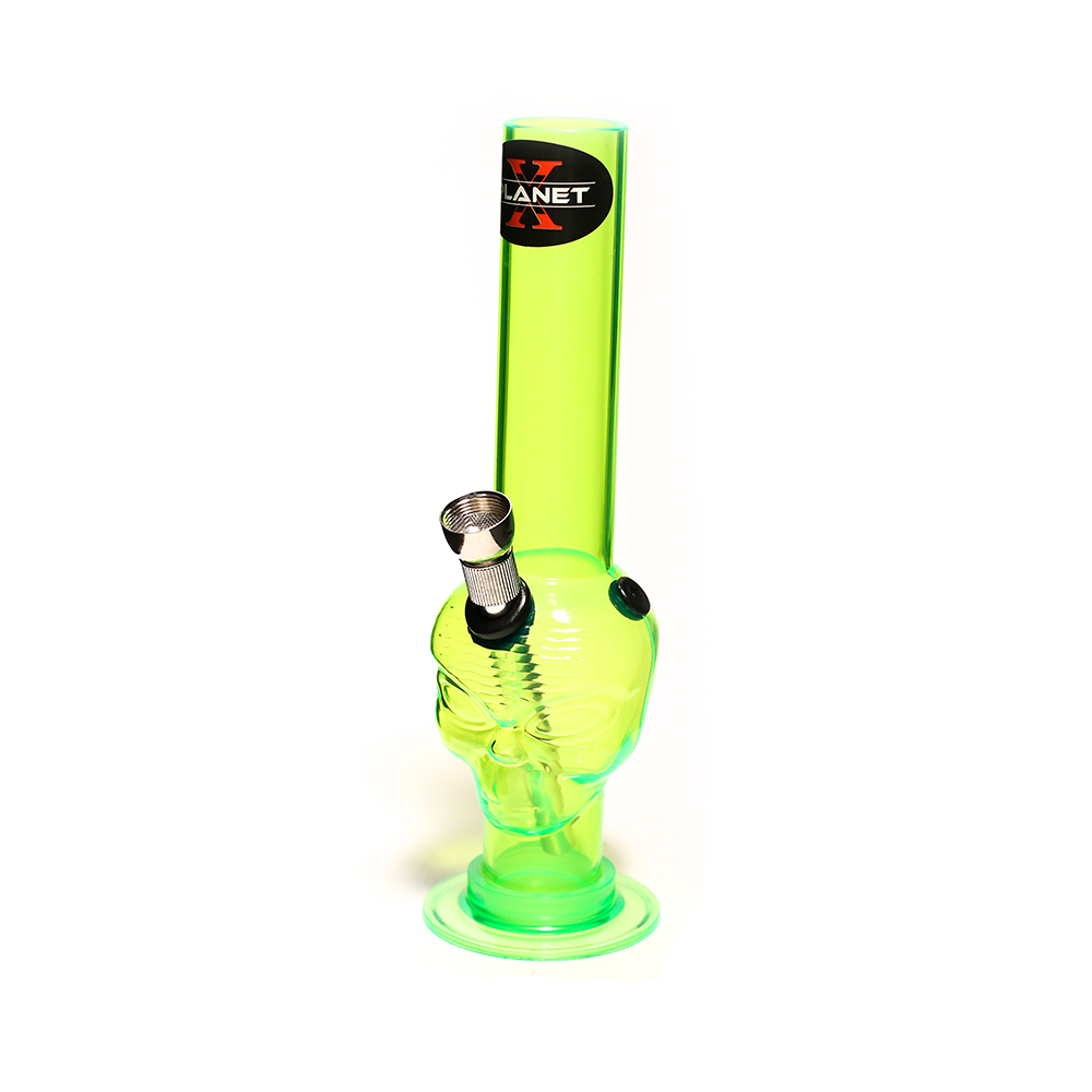 Alien Leader Mini Acrylic Bong - Green Planet X