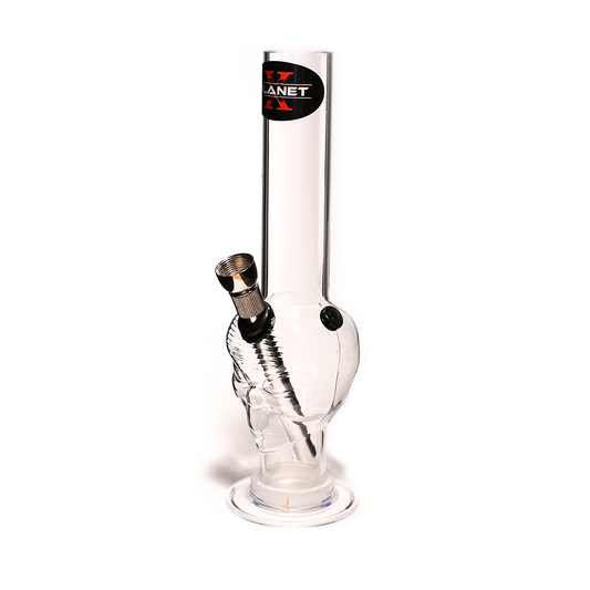 Alien Leader Mini Acrylic Bong - Clear Planet X