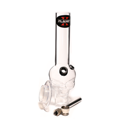 Alien Leader Mini Acrylic Bong - Clear Planet X