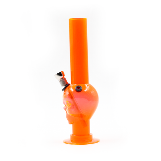 Alien Leader Mini Acrylic Bong - Orange Planet X