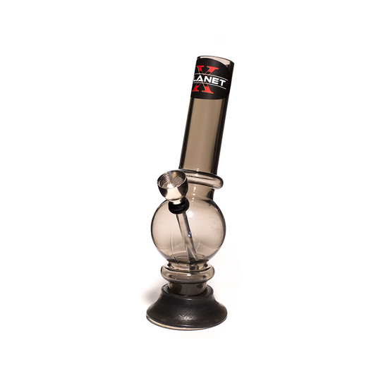 Mini Zion Acrylic Bong - Black Planet X