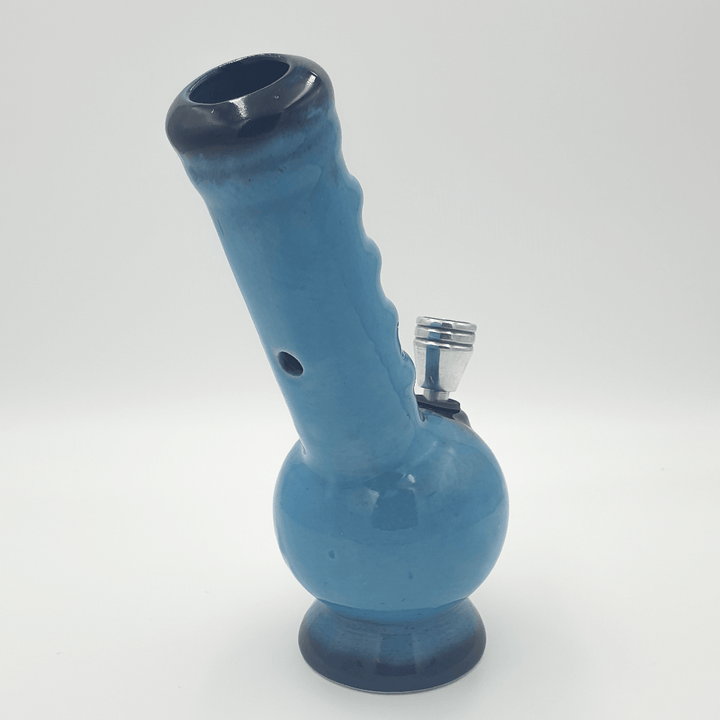 Bubble Ceramic Bong - Blue The Bong Shop