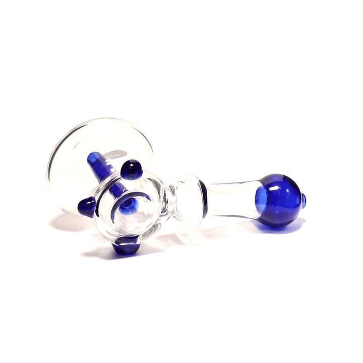 BLUE TIP GLASS HAMMER PIPE - SML The Bong Shop