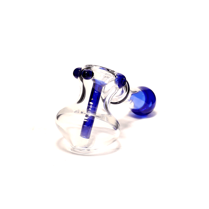 BLUE TIP GLASS HAMMER PIPE - SML The Bong Shop