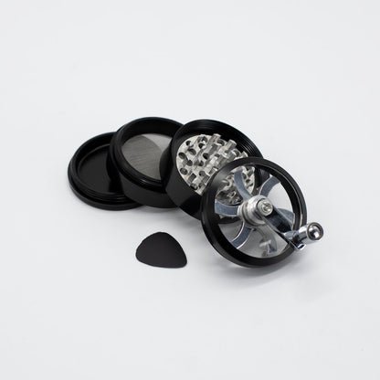 Aluminium Mill Grinder - Black (63mm) Waterfall