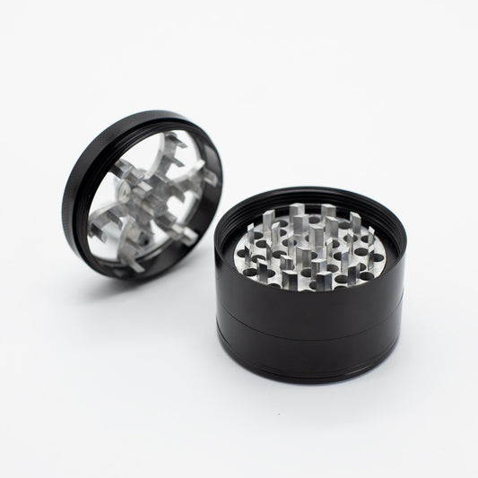 Aluminium Mill Grinder - Black (63mm) Waterfall