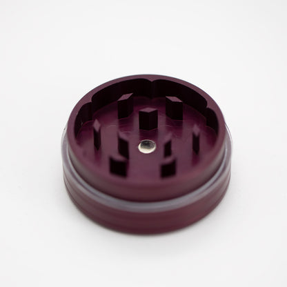 Two-Part Aluminium Grinder - Gloss Purple (40mm) Waterfall
