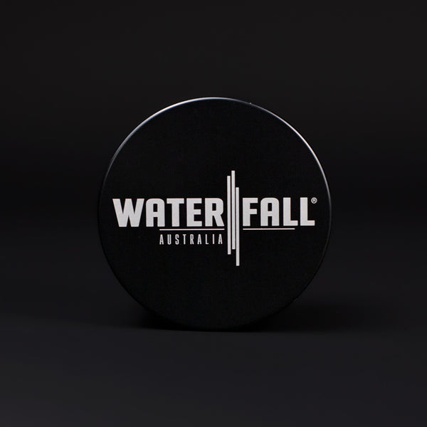 Four-Part Aluminium Grinder - Gloss Black (75mm) Waterfall