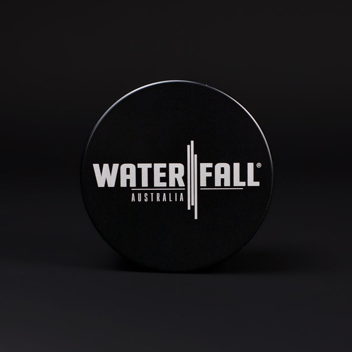 Four-Part Aluminium Grinder - Gloss Black (75mm) Waterfall