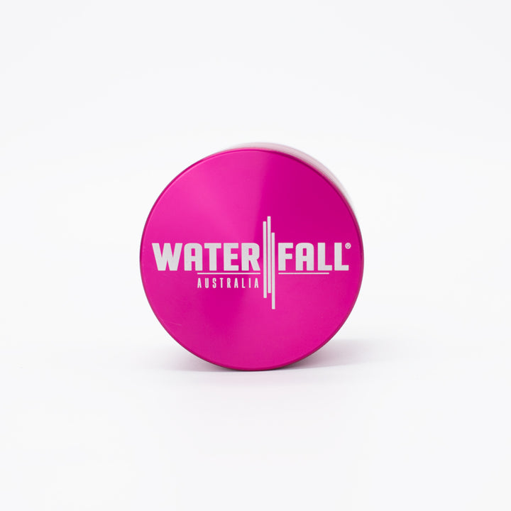 Four-Part Aluminium Grinder - Gloss Pink (75mm) Waterfall