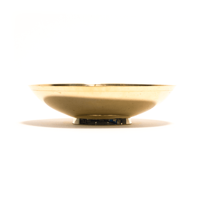 BRASS BOWL WITH LEAF 6 INCHES The Bong Shop