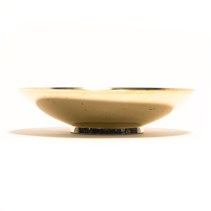 BRASS BOWL WITH LEAF 8 INCHES The Bong Shop