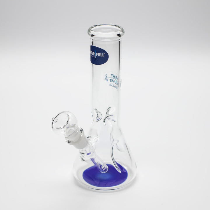 WATERFALL - BLUE BASE BEAKER BONG – The Bong Shop