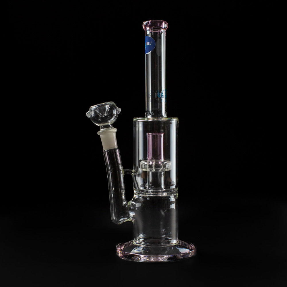 Bong Waterfall Hydro Dome Pink Clear | The Bong Shop