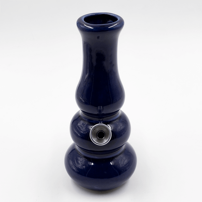 Aladdin Triple Bubble Ceramic Bong - Blue The Bong Shop