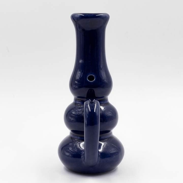 Aladdin Triple Bubble Ceramic Bong - Blue The Bong Shop