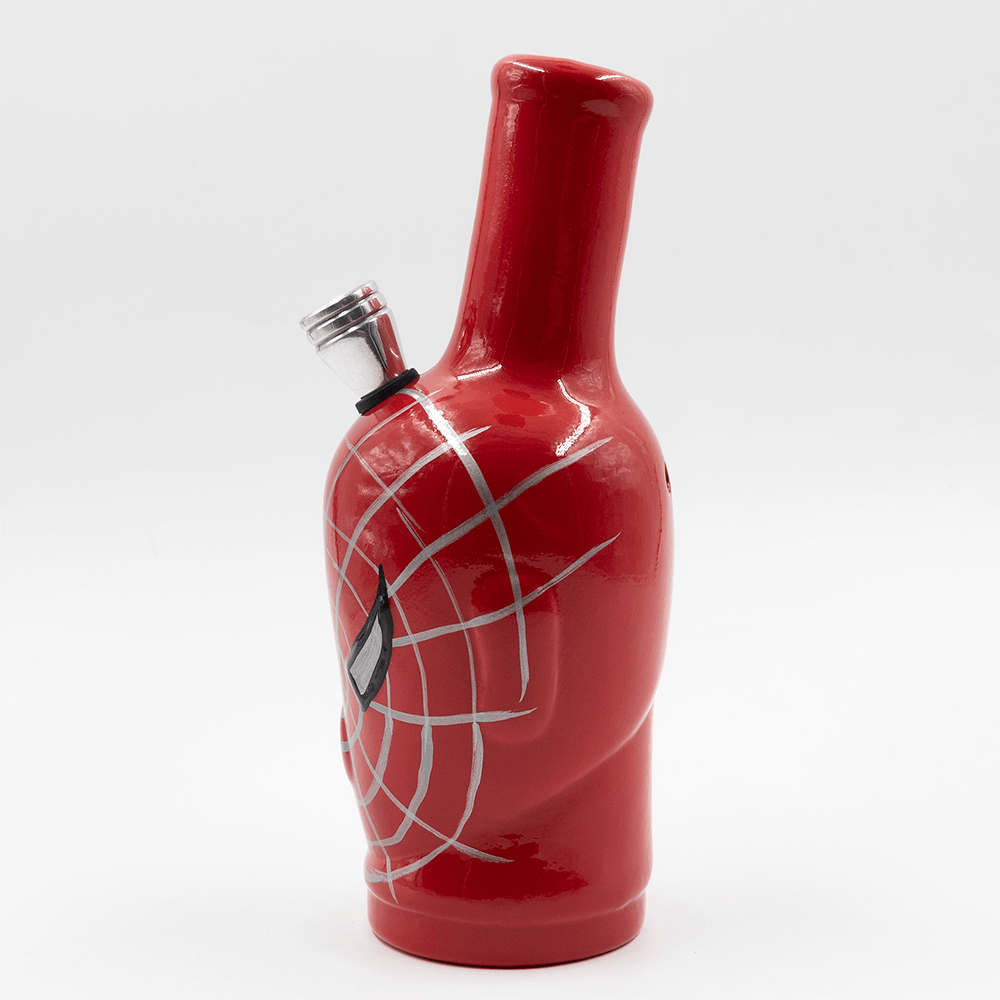 Red Super Mask Ceramic Bong The Bong Shop